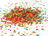 confettis en papier colorés 10 kg