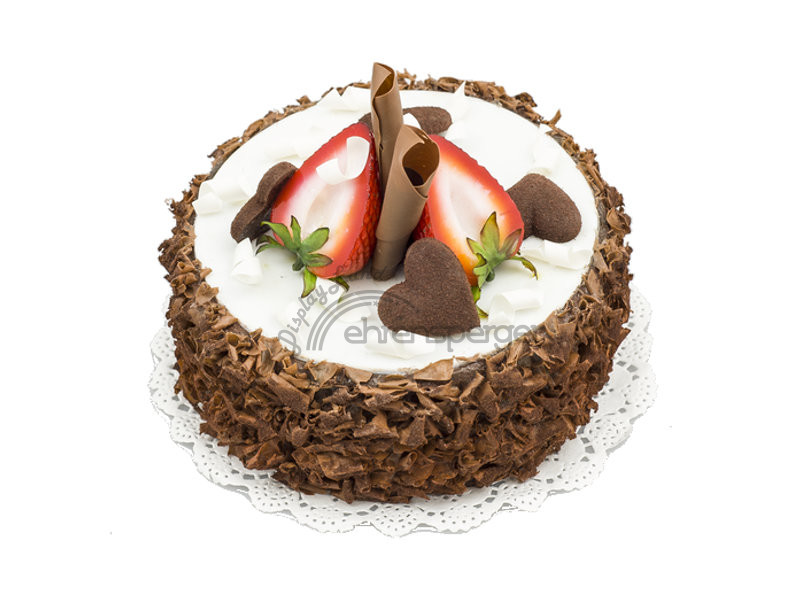 Gateau Au Chocolat Avec Fraises Coeurs Sfr 34 50